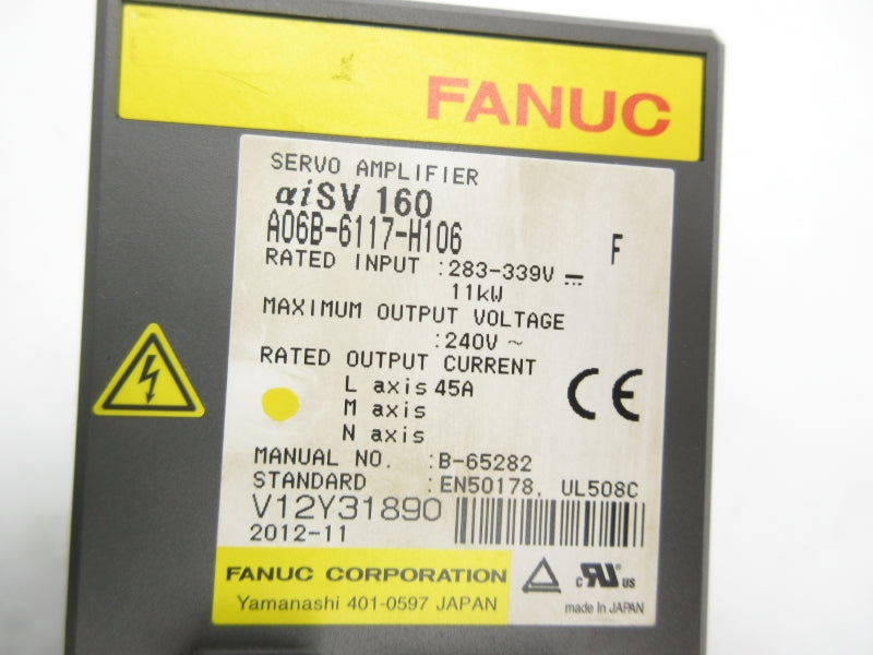 FANUC A06B-6117-H106 283-339V UNMP