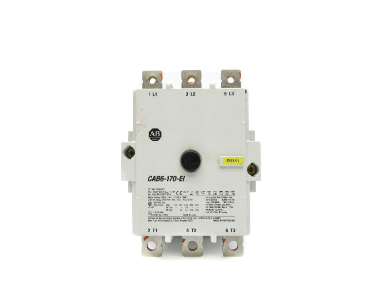 ALLEN BRADLEY CAB6-170-EI 110/130V UNMP