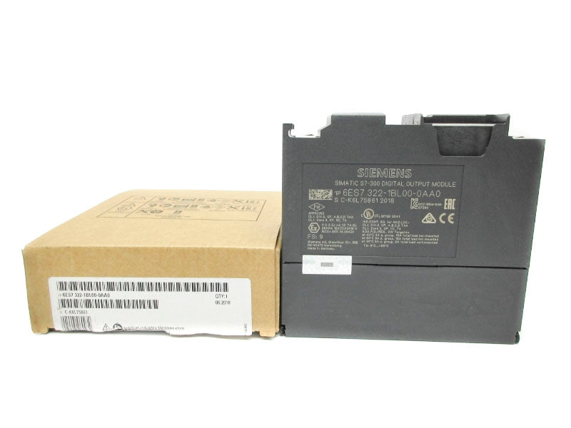 SIEMENS 6ES7322-1BL00-0AA0 24VDC 0.5A (AS PICTURED) NSMP