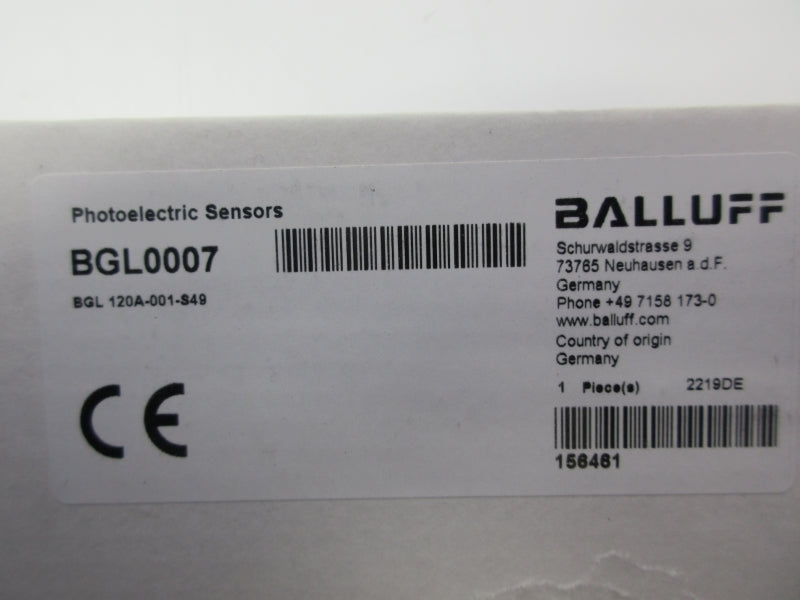 BALLUFF BGL120A-001-S49 BGL0007 NSFS