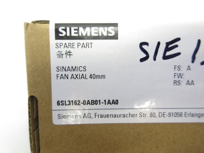 SIEMENS 6SL3162-0AB01-1AA0 NSFS