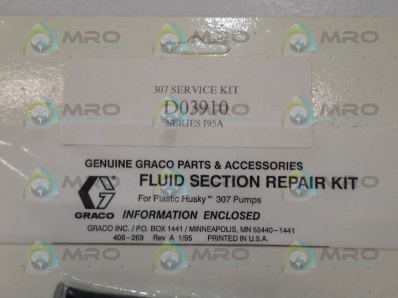 GRACO D03910 FLUID SECTION REPAIR KIT  NSMP