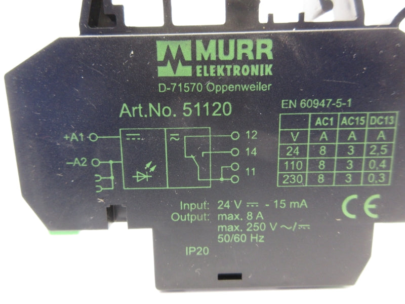MURR ELEKTRONIK 51120 24V 8A NSNP