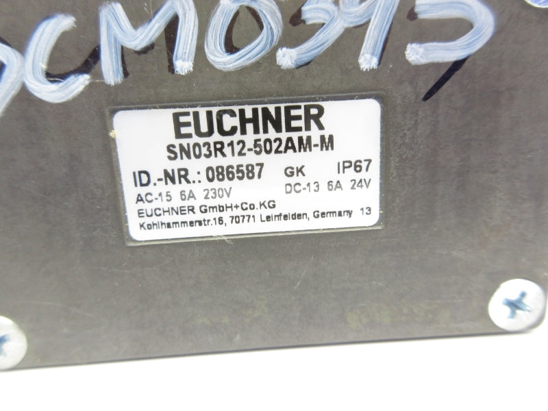 EUCHNER SN03R12-502AM-M 230VAC 6A NSNP
