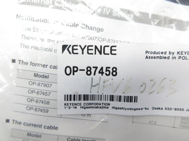 KEYENCE OP-87458 NSMP