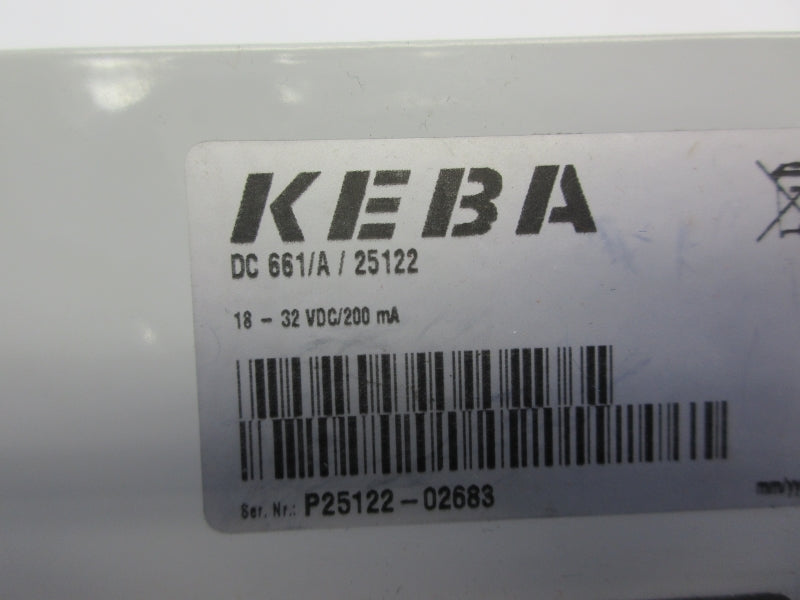 KEBA DC661/A/25122 18-32VDC NSNP