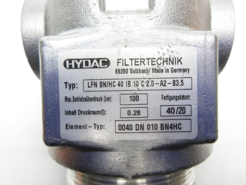 HYDAC LFNBN/HC40IB10C2.0-A2-B3.5 NSNP