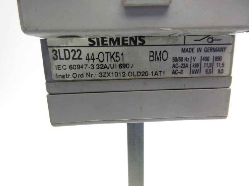 SIEMENS 3LD2244-0TK51 690V 32A NSNP