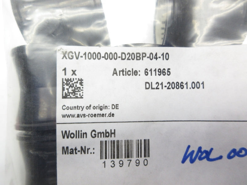 AVS ROMER XGV-1000-000-D20BP-04-10 611965 (PKG OF 10) NSMP