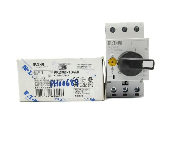 EATON PKZM0-10/AK XTPR010BC1 6.3-10A NSMP