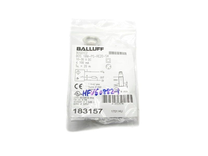 BALLUFF BOS18M-PS-RE20-S4 BOS01C2 10-30VDC NSMP