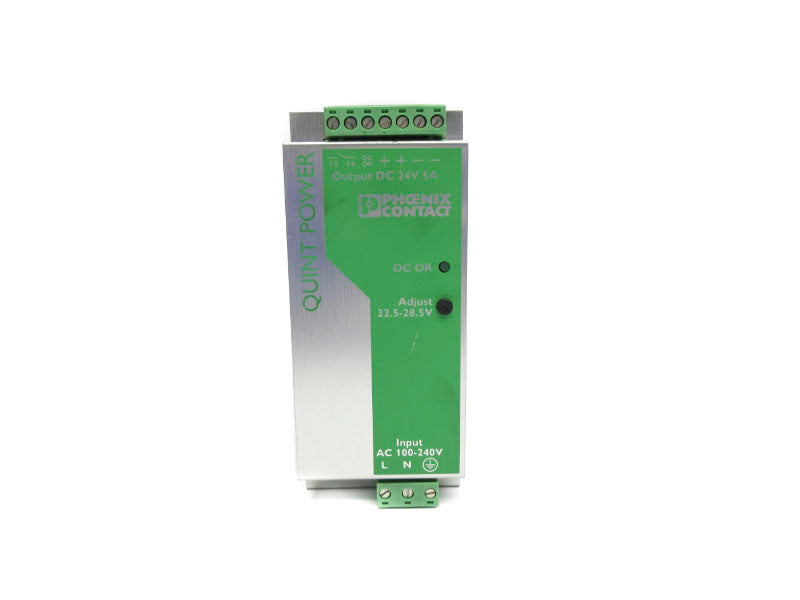 PHOENIX CONTACT QUINT-PS-100-240AC/24DC/5 2938581 100-240VAC 1.9-0.8A NSNP