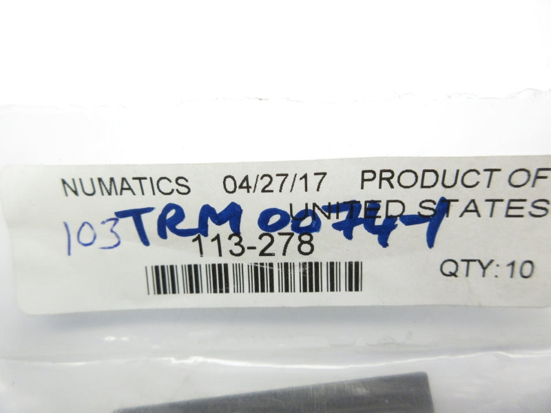 NUMATICS 113-278 (PKG OF 10) NSMP