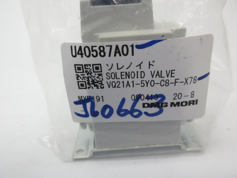 DMG MORI U40587A01 VQ21A1-5Y0-C8-F-X78 NSMP