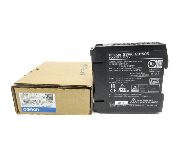 OMRON S8VK-G01505 100-240VAC 0.4A NSMP