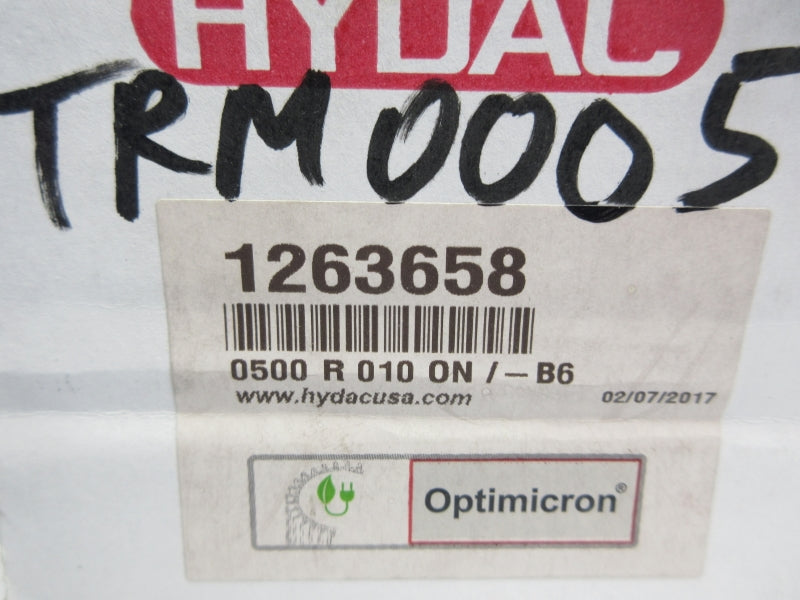 HYDAC 0500R0100N/-B6 1263658 NSMP