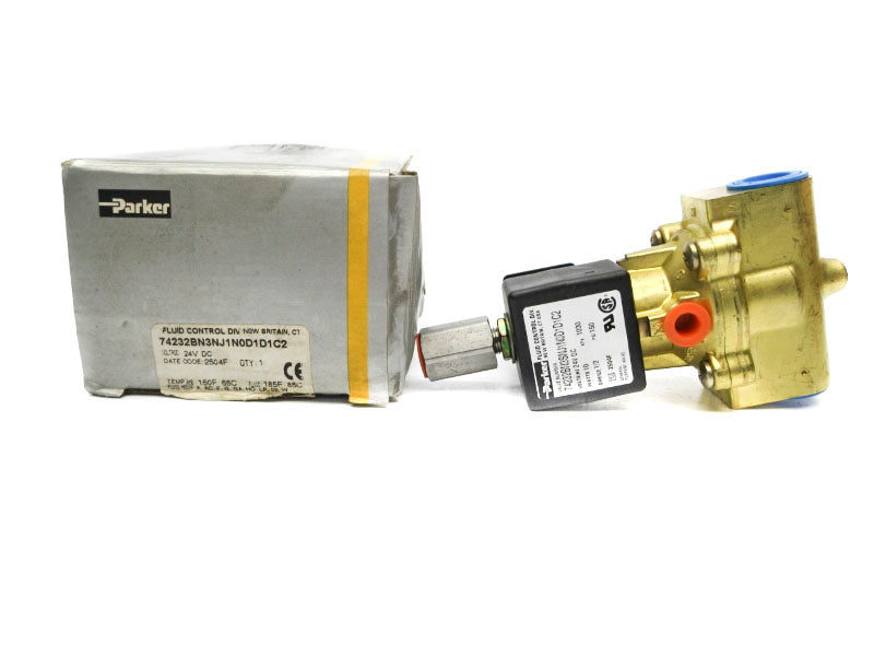 PARKER 74232BN3NJ1N0D1D1C2 24VDC 150PSI 1/2" NSMP