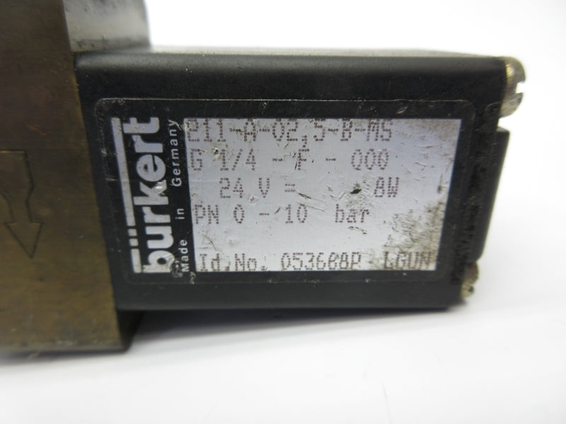 BURKERT 211-A-02,5-B-MS 053668P 24V UNMP