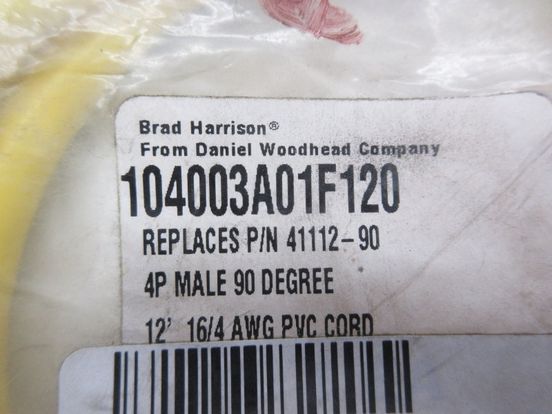 DANIEL WOODHEAD 104003A01F120 41112-90 NSMP