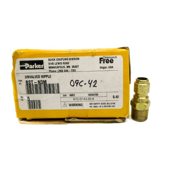 PARKER BST-N3M (PKG OF 5) NSMP