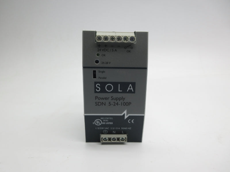 SOLA SDN5-24-100P 24VDC 5A NSMP
