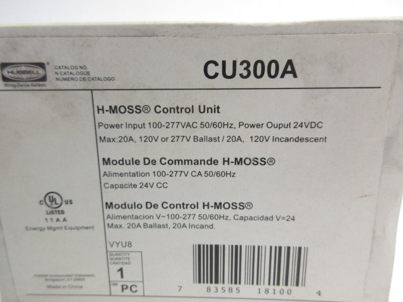 HUBBELL CU300A 100-277VAC 20A NSMP