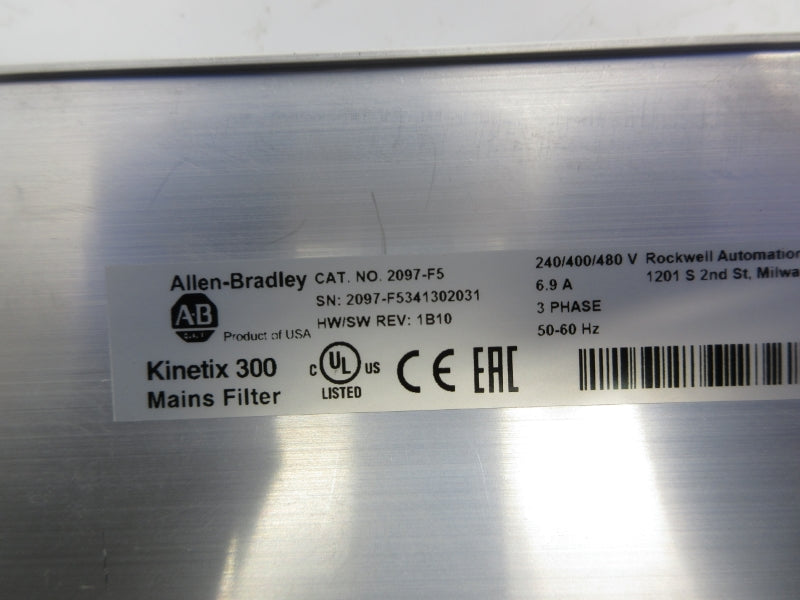 ALLEN BRADLEY 2097-F5 240/400/480V 6.9A NSNP