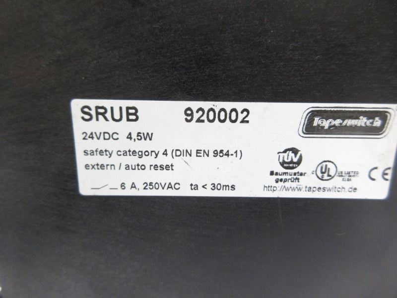 TAPESWITCH 920002 SRUB 250VAC 6A NSNP