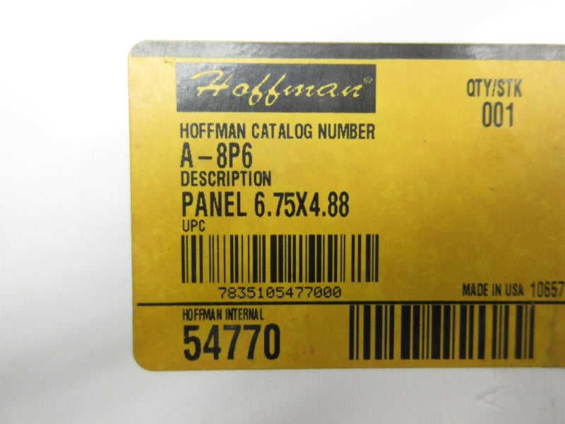 HOFFMAN A-8P6 54770 NSNP