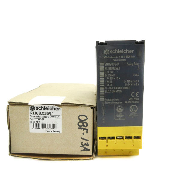 SCHLEICHER R1.188.0359.1 SNO2005-17 24VDC NSMP