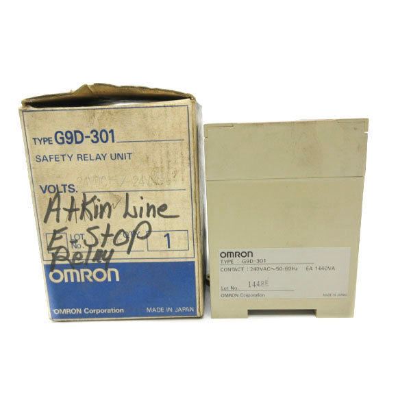 OMRON G9D-301 24VAC/DC 6A NSMP