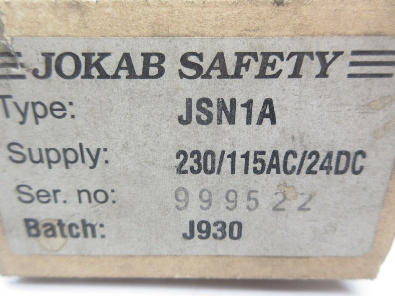 JOKAB SAFETY JSN1A 230/115VAC NSMP