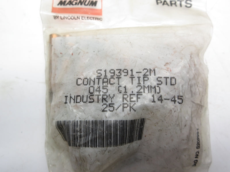 LINCOLN ELECTRIC S19391-2M (PKG OF 25) NSMP