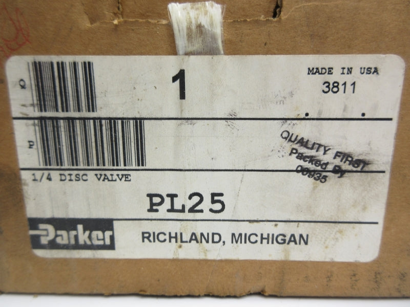PARKER PL25 150PSI 1/4" (AS PICTURED) NSMP