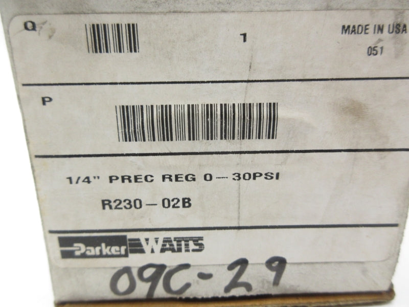 PARKER R230-02B 0-30PSI NSMP