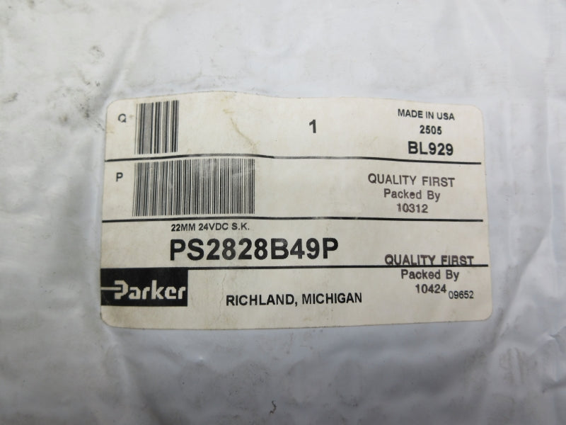 PARKER PS2828B49P 24VDC NSFS