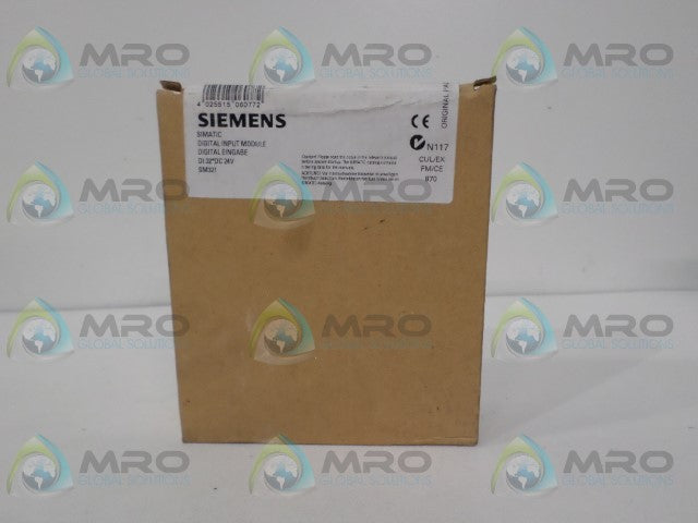 SIEMENS SIMATIC S7 6ES7321-1BL00-0AA0 DIGITAL INPUT MODULE * FACTORY SEALED *