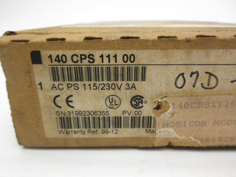 SCHNEIDER AUTOMATION 140CPS11100 115/230VAC 3A NSMP