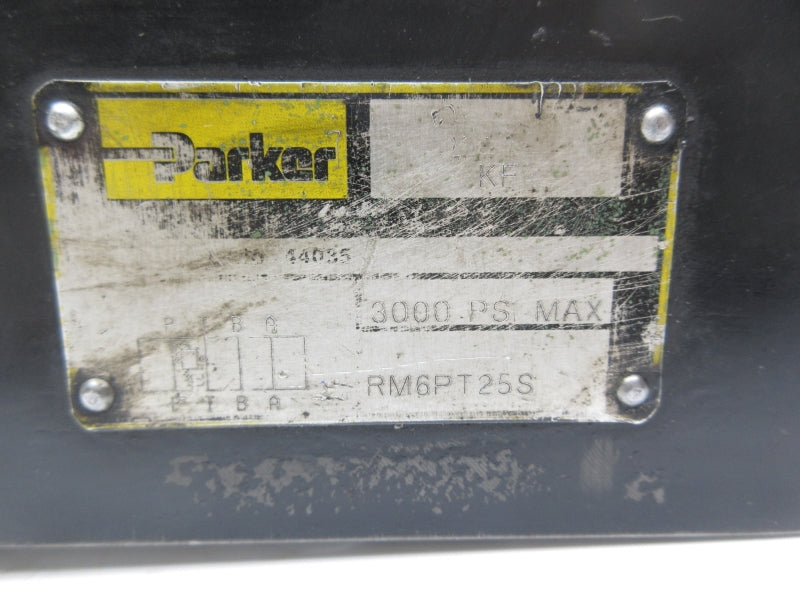 PARKER RM6PT25S 3000PSI UNMP