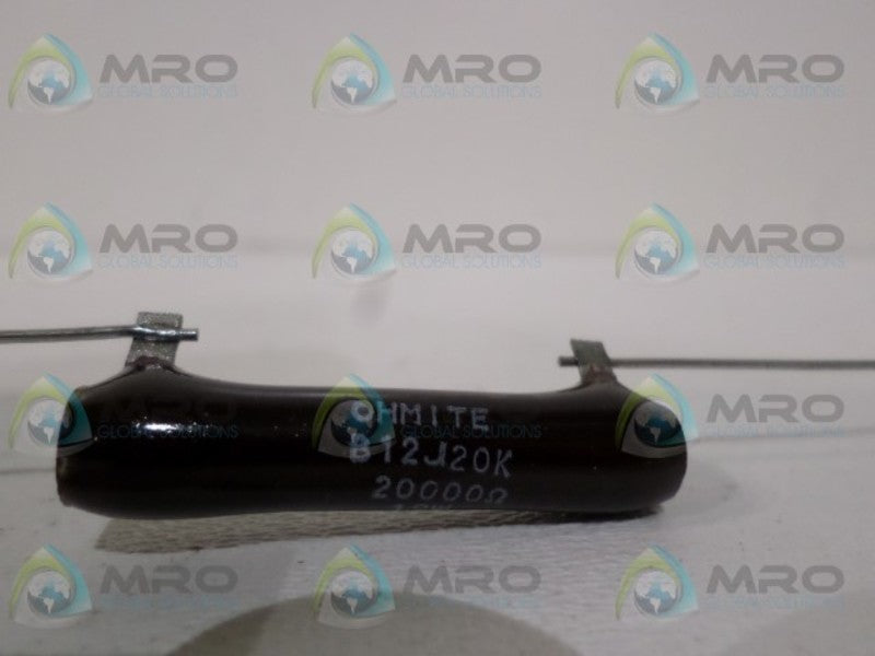 OHMITE B12J20K BROWN POWER WIREWOUND RESISTORS  NSMP
