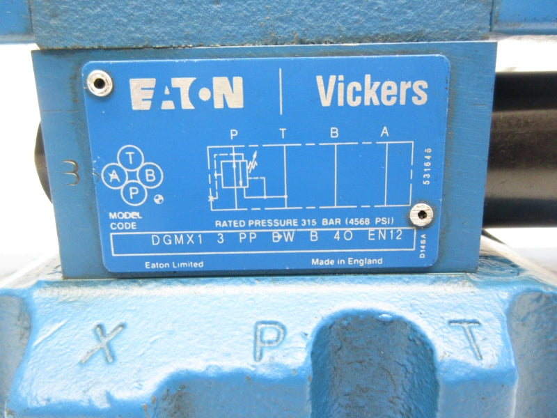 VICKERS DGMX13PPBWB40EN12 KBFDG5V72C200NEXM1PE7H110 4568PSI UNMP