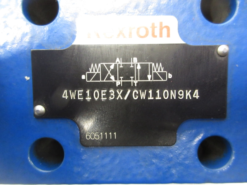 REXROTH 4WE10E3X/CW110N9K4 110/120V NSNP