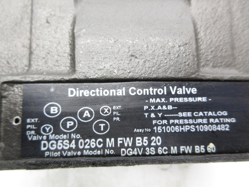 VICKERS DG5S4026CMFWB520 5000PSI UNMP