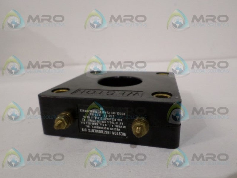 WESTON 605 CURRENT TRANSFORMER RATIO 200/5  NSNP