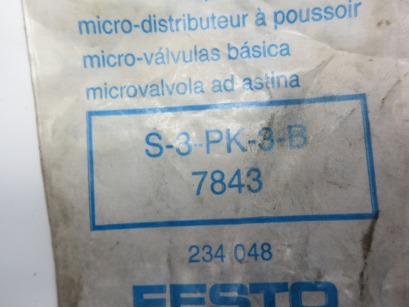 FESTO S-3-PK-3-B 7843 NSMP