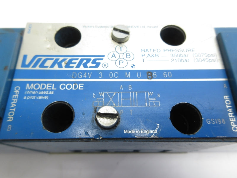 VICKERS DG4V30CMUB660 110V 5075PSI UNMP