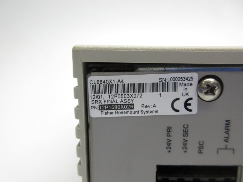 FISHER ROSEMOUNT CL6640X1-A4 12P1580X02R NSNP