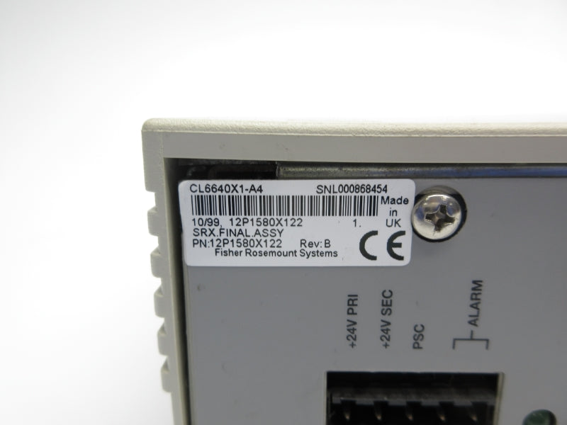 FISHER ROSEMOUNT CL6640X1-A4 12P1580X122 NSNP
