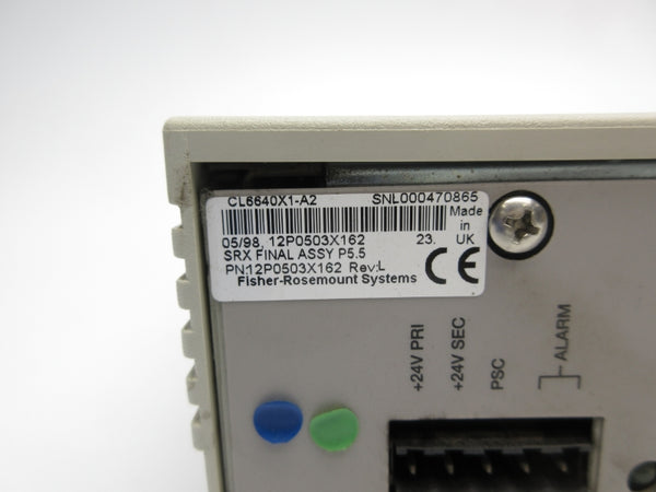 FISHER ROSEMOUNT CL6640X1-A2 12P0503X162 NSNP