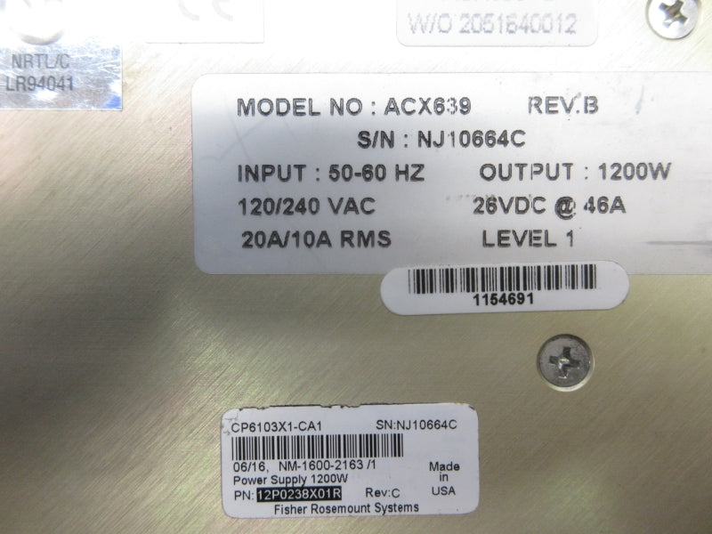 BIKOR ACX639 120/240VAC NSNP